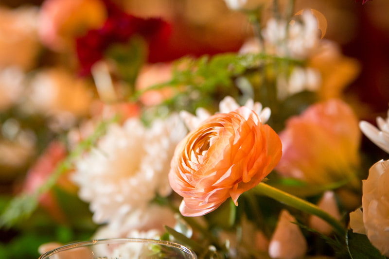 A floral arrangement.